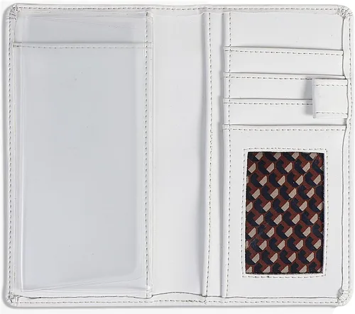Vista 15 de Sanlykate Funda de libro de cheques de cuero para hombres y mujeres, estuche de libro de cheques con bloqueo RFID con tarjetero y divisor gratuito