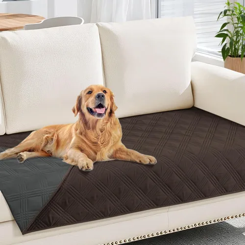 Vista 104 de hyha - Manta impermeable para cama de perro, mantas suaves para mascotas, funda impermeable para sofá para perros, fundas reversibles lavables