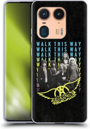 Vista 85 de Head Case Designs Officially Licensed Aerosmith Back in The Saddle Again Classics Gel Case [Military Grade Protection] Compatible with Moto E7