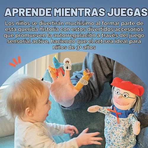 Vista 4 de Había una anciana que. Juego de marionetas