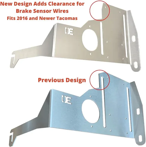 Vista 2 de Soporte de bloque de fusibles de alimentación auxiliar, diseño actualizado compatible con Toyota Tacoma de 3ª generación 2016-actual.
