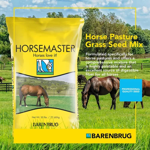 Vista 2 de Barenbrug Horsemaster Premium - Mezcla de semillas de pasto (bolsa de 25 libras)
