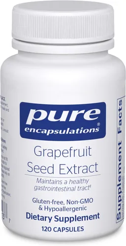 Vista 8 de Pure Encapsulations Extracto de semilla de pomelo Suplemento para apoyar el equilibrio de microorganismos intestinales y tracto gastrointestinal*