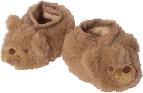 Vista 2 de Little Me Pantuflas para bebé recién nacido, oso, 0-6 meses, Oso
