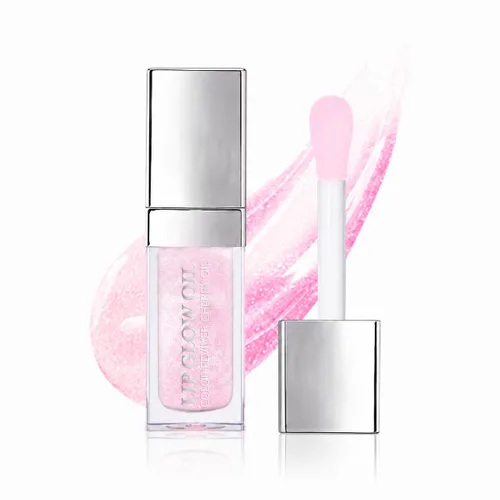 Vista 12 de GECOMO Aceite de brillo de labios hidratante, brillo de labios transparente con tinte Toot, nutritivo, duradero, reparador, aclarante de líneas