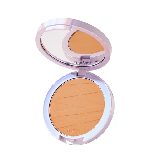 Vista 39 de tarte face tape polvo compacto – Polvo impermeable de cobertura media con ácido hialurónico, hongo de nieve y péptidos para suavizar y fijar