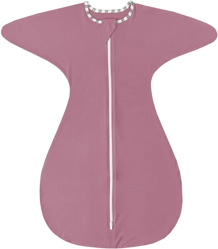 Vista 10 de ZIGJOY Shark-Fin - Manta de transición para recién nacido, 0.5 tog de rayón hecho de bambú, saco de dormir para bebé, manta con cremallera de 2