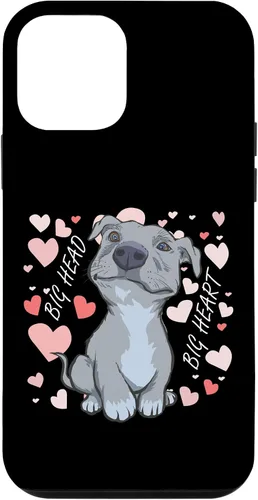 Vista 15 de iPhone 11 Pro Max Big Heart Pitbull Pibble Mom - Estuche de regalo