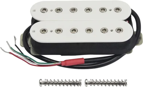 Vista 15 de FLEOR Pastillas de cuello para guitarra eléctrica Alnico 5 Humbucker de bobina doble - Negro