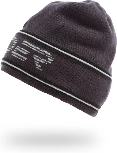 Vista 2 de Spyder Sombrero de punto con logotipo retro para hombre