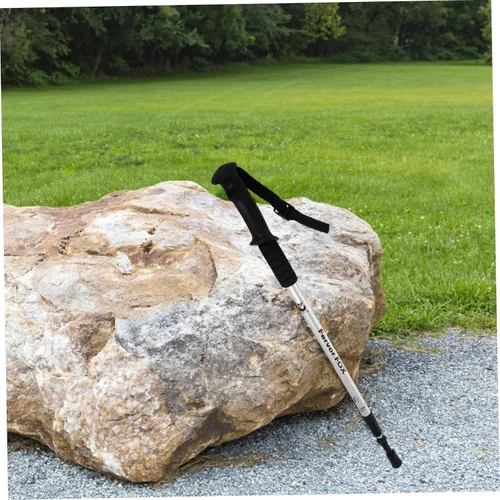 Vista 5 de VICASKY Outdoor Gear Essential - Bastones de senderismo plegables con aleación de aluminio, antigolpes y agarre mejorado para senderismo y senderismo