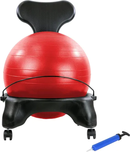Vista 8 de CanDo Silla de bola móvil de plástico para adultos