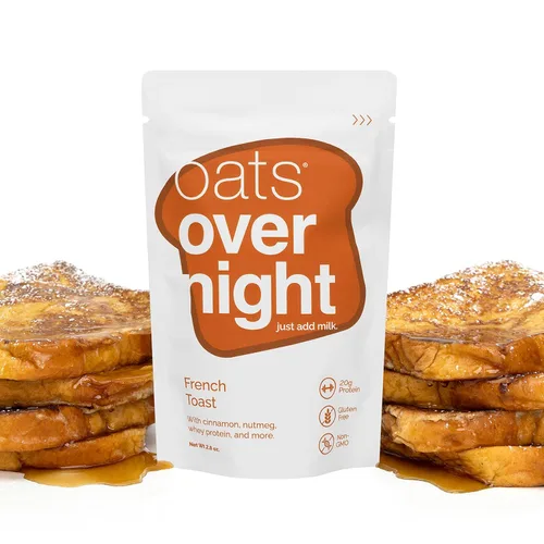 Vista 7 de Oats Overnight Tostadas francesas – Avena alta en proteínas, 2.7 onzas