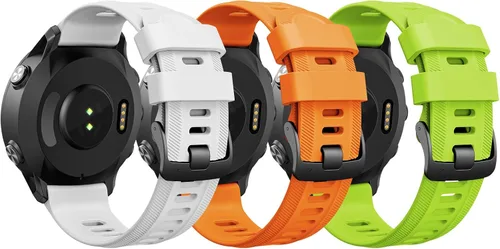 Vista 9 de ANCOOL Correa de reloj Garmin Instinct / Forerunner 955, correas de silicona suave de 0.866 in para Forerunner 945/Instinct 2/Forerunner