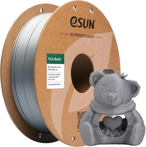 Vista 17 de eSUN Filamento PLA Basic de 0.07 in, naranja, carrete de 2.2 libras 1.anaranjado