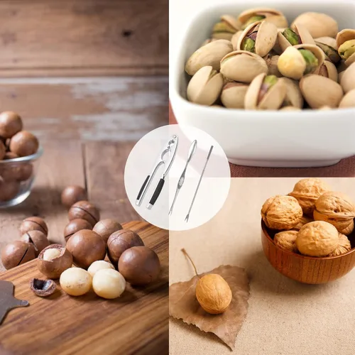 Vista 6 de Galletas de nueces para todas las nueces, cascanueces, juego de herramientas de mariscos, herramienta de langosta y cangrejo, galleta de nuez 1pcs