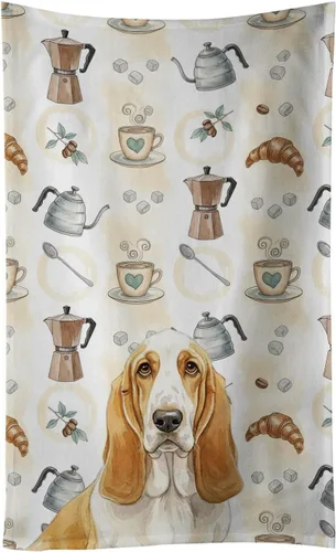 Vista 248 de Caroline's Treasures Afghan Hound - Toalla de cocina para barra de café, terciopelo frontal y lazo de algodón, lavable a máquina Sabueso afgano