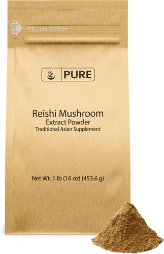 Vista 4 de Pure Original Ingredients - Cola de pavo, Reishi y Cordyceps en polvo, natural, suplementos