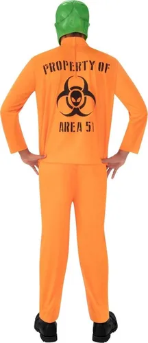 Vista 2 de Rubies Disfraz de Alien Escapee para Adultos Multi Color talla única