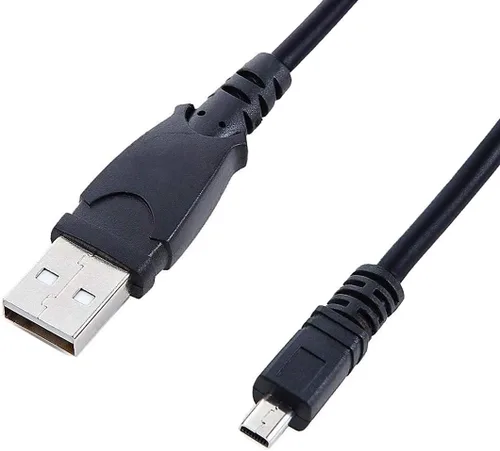 Vista 2 de MaxLLTo Cable de sincronización de datos USB para cámaras Fuji FinePix F20 / FinePix F20fd / FinePix F20se / FinePix F30 / FinePix F30fd / FinePix