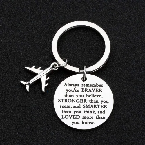 Vista 3 de KUIYAI Llavero Avión Piloto Regalo Vuelo Tripulación Regalo Piloto Regalo Regalo Regalo de Graduación