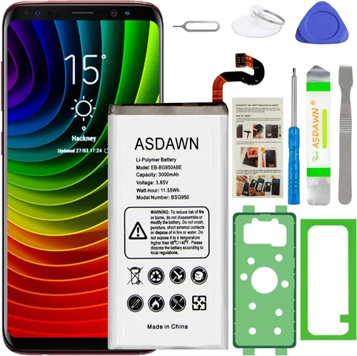 Vista 12 de ASDAWN Para Samsung Galaxy S5 Batería Reemplazo SM-G900 G900A/P/V/T/F/H/R4/TR/W8/BVB EB-BG900BBC EB-BG900BBU EB-BG900BBE, i9600, Batería para Galaxy