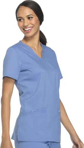 Vista 6 de Workwear Revolution Mujeres Scrubs Top V-cuello WW620