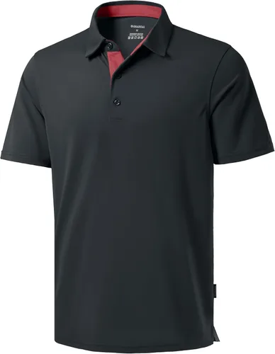 Vista 20 de Polo de golf para hombre, secado rápido, absorbe la humedad, manga corta A-Negro