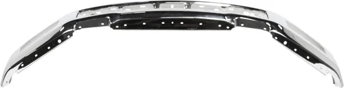Vista 5 de BUMPERS THAT DELIVER - Barra delantera de parachoques de cromo y acero compatible con Ford F-150 2018 2019 2020 con faros antiniebla 18 19 20