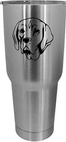 Vista 199 de Cairn Terrier - Vaso grabado con temática de perro, 30 onzas
