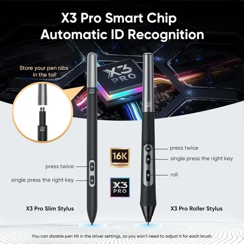 Vista 4 de XPPen Tableta de Dibujo 4K UHD Artist Pro 19 Gen2 con Pantalla, Tableta Gráfica 156% sRGB con Monitor de Dibujo Antirreflejo de 1.07 Mil Millones