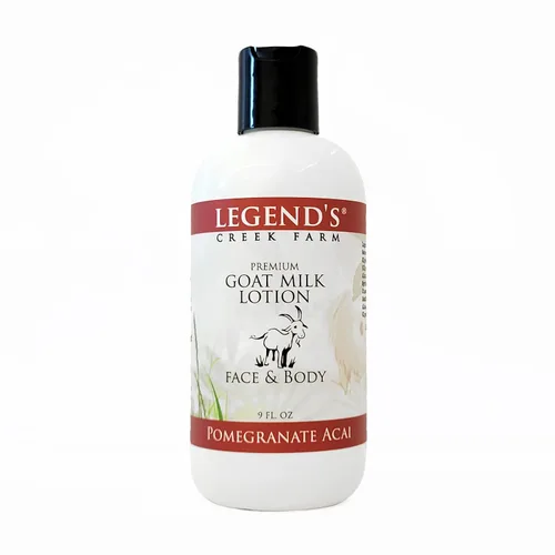 Vista 13 de Legend's Creek Farm Goat Milk Lotion - Loción corporal hidratante de leche de cabra para cuerpo, manos y cara, 9 onzas hidratantes corporales
