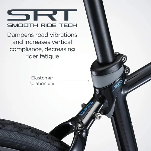Vista 4 de Schwinn Vantage - Bicicleta híbrida deportiva para hombres y mujeres, transmisión de 21 o 24 velocidades, marco de aluminio, barra plana, frenos