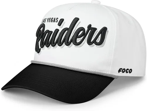 Vista 28 de FOCO Gorra con logotipo del equipo de la NFL para hombre con script Monty