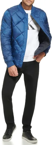 Vista 6 de Calvin Klein Mens Reversible Diamond Quilted Jacket