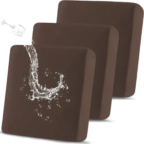 Vista 13 de Fundas de cojín impermeables para sofá, fundas de asiento de sofá, fundas de cojín individuales elásticas para sofá seccional, fundas protectoras