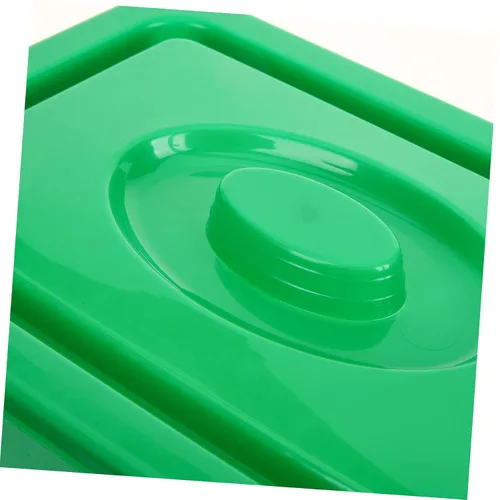 Vista 2 de STOBAZA Contenedor de basura para mostrador de basura, pequeño contenedor de compostaje para interiores, cubo de compostaje para cocina, papelera