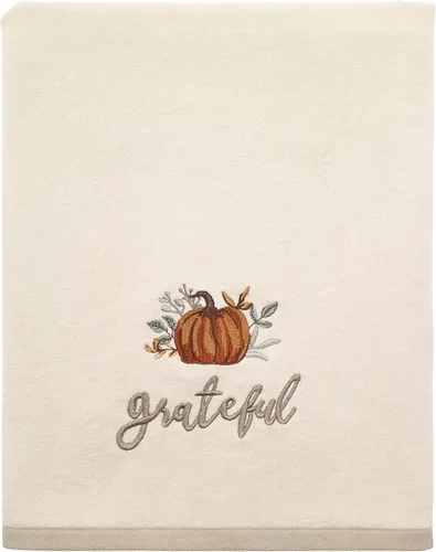 Vista 7 de Avanti Linens - Cortina de ducha de tela, decoración de baño inspirada en otoño (colección Grateful Patch)