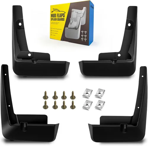 Vista 52 de Aleta de lodo Compatible con 2009-2010 Do-dge Ram 1500/2500/3500, 11-18 Ram 1500/2500/3500, Compatible con ruedas traseras simples, No es compatible