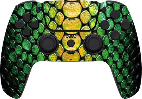 Vista 23 de Custom Wireless Controller Compatible with PS5 - Multiple Designs Available (Abstract Fusion)