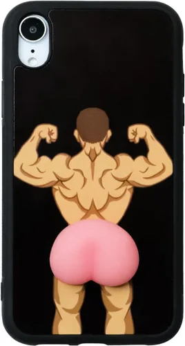Vista 62 de Funda Graciosa y Fea para Teléfono Compatible con iPhone 7/8/SE Funda Ridícula, Extraña, Feísima y Loca de Melocotón