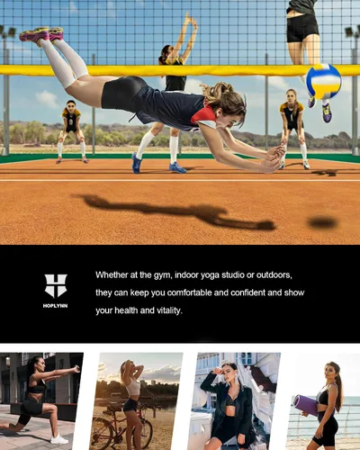 Vista 7 de 6 Pack 4+6+8 Spandex Biker Shorts for Women, Compression Volleyball Shorts for Workout High Waisted