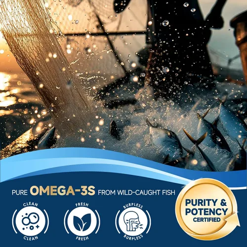 Vista 6 de ZEBORA Aceite de pescado con Omega-3 de triple fuerza 2000mg – Omega 3 ultra alta potencia rTG – Apoya la salud del corazón, el cerebro, los ojos