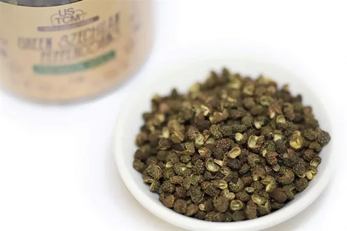 Vista 3 de USTCM Granos de pimienta Szechuan verdes enteros premium 100% natural (1 oz)