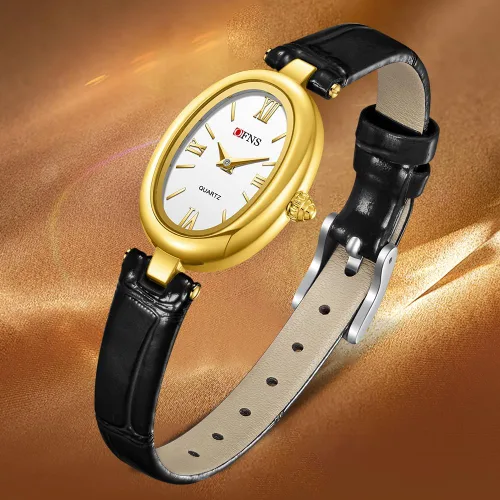 Vista 2 de GORBEN Women's Analog Watch, Stainless Steel Expansion Band, Oval Case, Roman Dial, Water Resistant