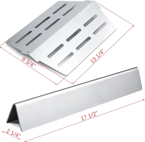 Vista 5 de 65505 Deflectores de calor 7621 Barras aromatizantes 7629 Encendedor Genesis Piezas de repuesto para Weber Genesis Grill Parts con control frontal
