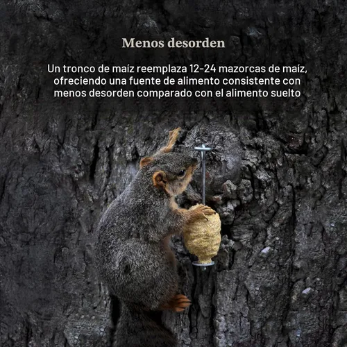 Vista 4 de C&S Nut'n Sweet Corn Squirrelog, recarga de paquete individual