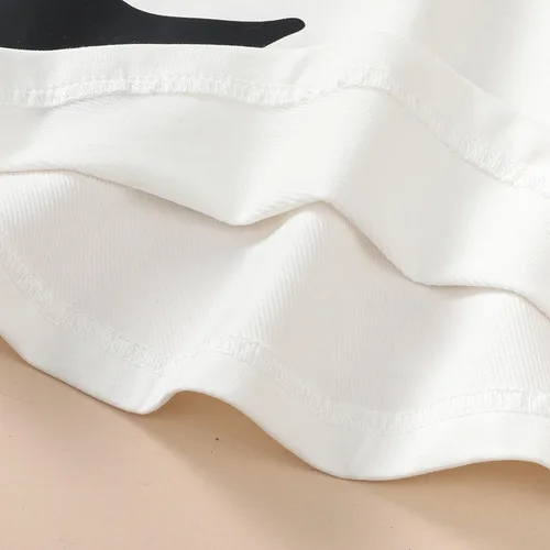 Vista 6 de Disfraz de Halloween para niños y niñas, capa con capucha, poncho para fiesta de disfraces y cosplay White-a