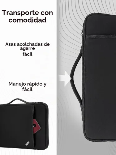 Vista 3 de Lenovo ThinkPad - Funda protectora delgada para laptop de 14 pulgadas, compatible con ThinkPad, MacBook Air y MacBook Pro, ligera, resistente a