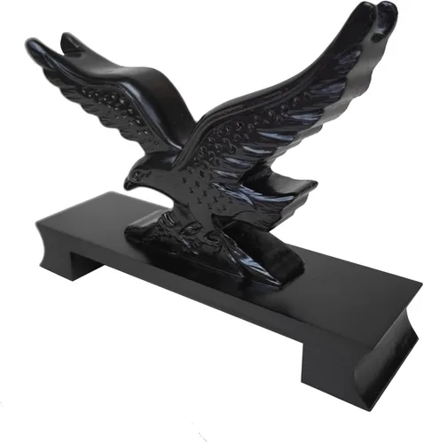 Vista 2 de Soporte de espada Katana Soporte para Katana Águila Dragón Negro Samurai Espada Soporte Soporte Soporte para Katana Wakizashi Tanto